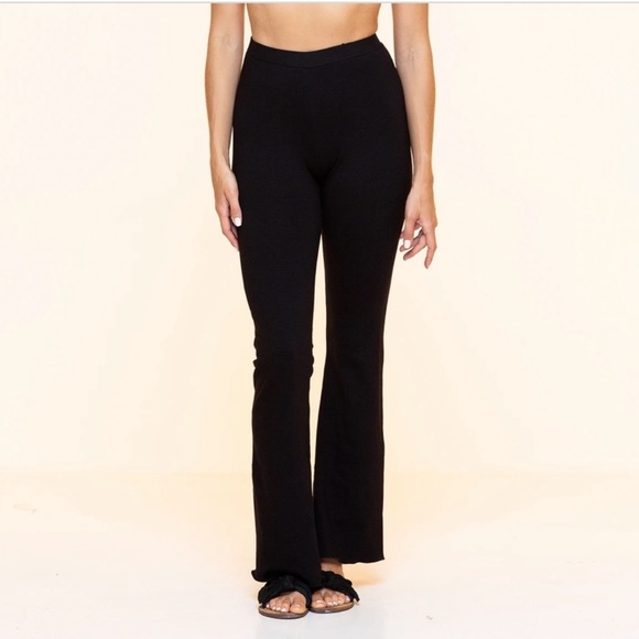 INDAH Body Mid Rise Black Crop Legging Pants - Picture 3 of 7